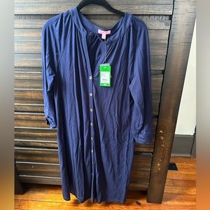NWT Lilly Pulitzer Navy Bailor Dress